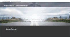 Desktop Screenshot of domainrunway.com