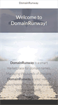 Mobile Screenshot of domainrunway.com